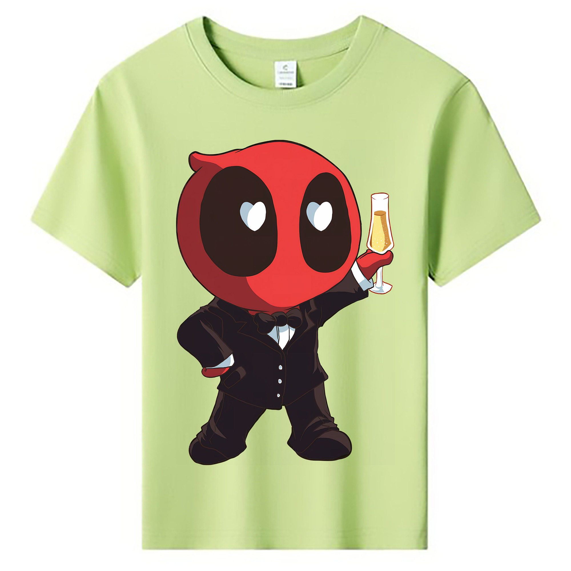 （画像用） Deadpool デッドプール 綿100％キッズTシャツ（フロントプリント）
